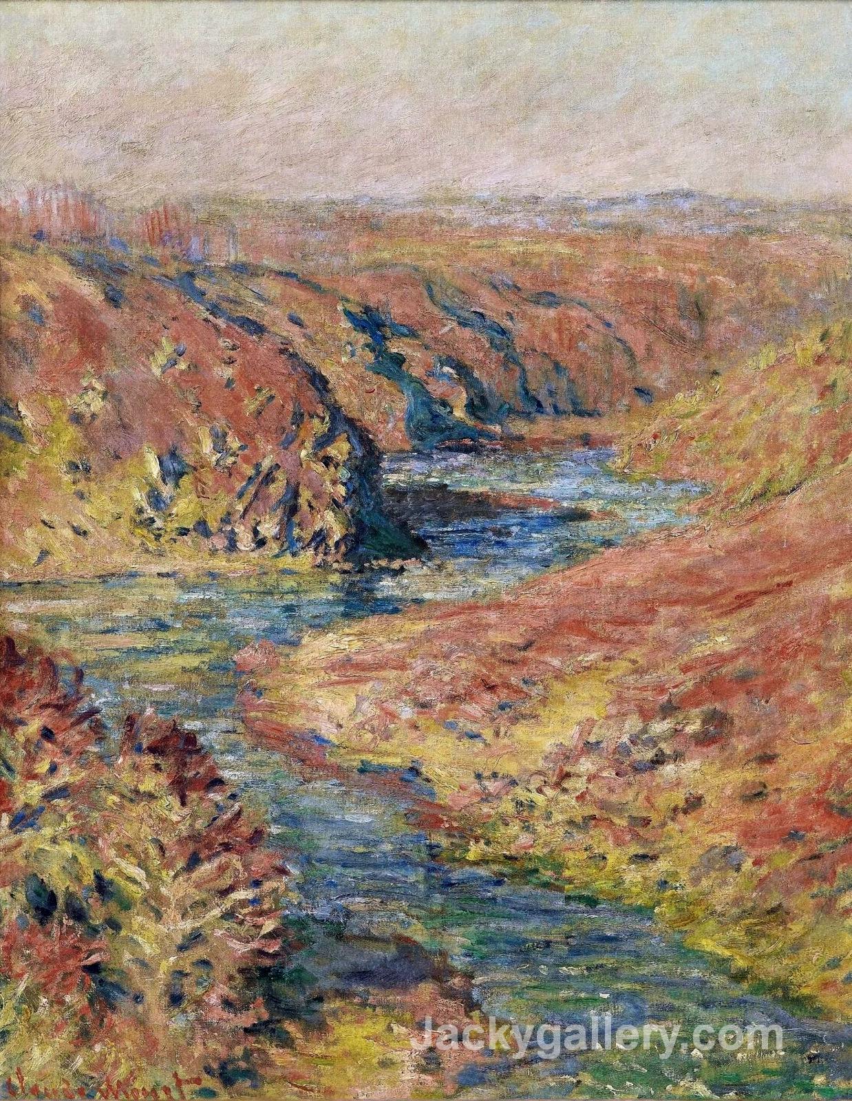 The Valley of Creuse at Fresselines by Claude Monet paintings reproduction